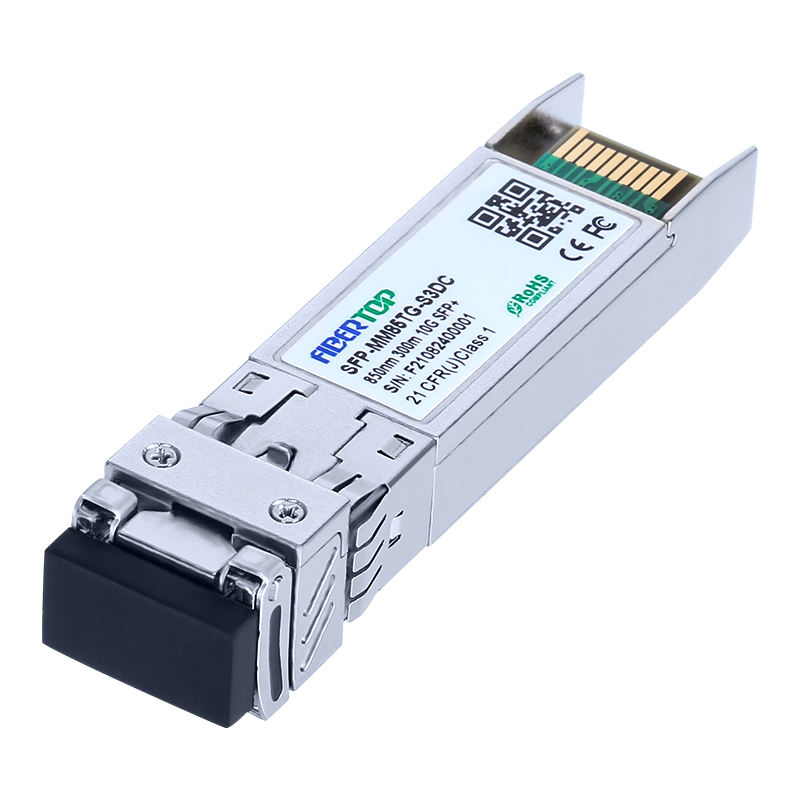 MikroTik® S+85DLC03D Compatible 10G SR SFP+ MMF 850nm 300m LC DOM Transceiver Module