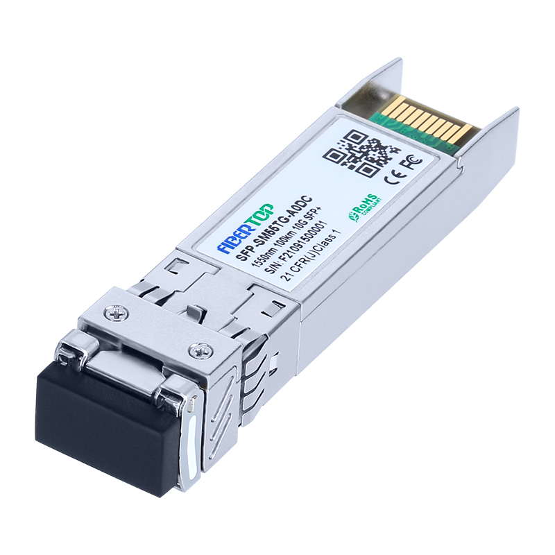 HPE® SFP-10G-ZR100 兼容 10GBase-ZR SFP+ 收发器 SMF 1550nm 100km LC DOM