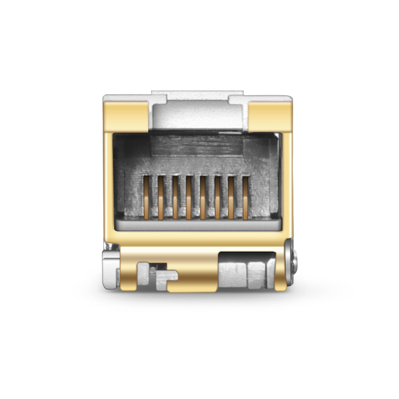 MikroTik® S-RJ01 兼容 10/100/1000BASE-T SFP 铜质 RJ-45 100m 收发器模块