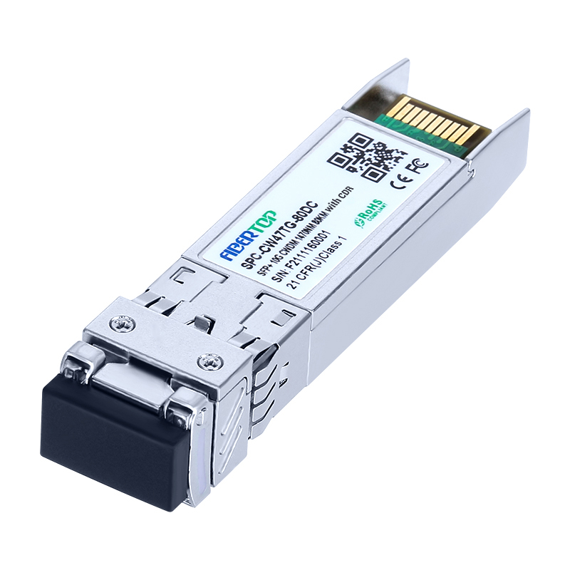 FIBERTOP 10G CWDM SFP+ With CDR SMF 1470nm~1610nm 80km LC DOM Transceiver Module