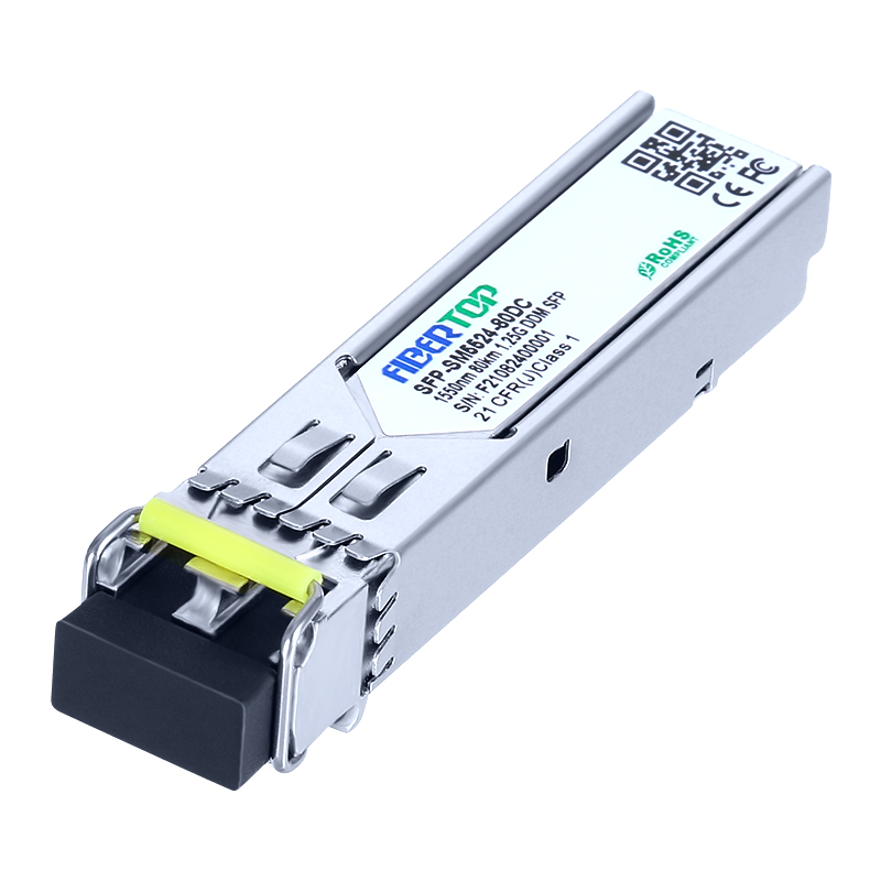 Cisco® GLC-ZX-SM 兼容 1000Base-ZX SFP 收发器 SMF 1550nm 80km LC DOM