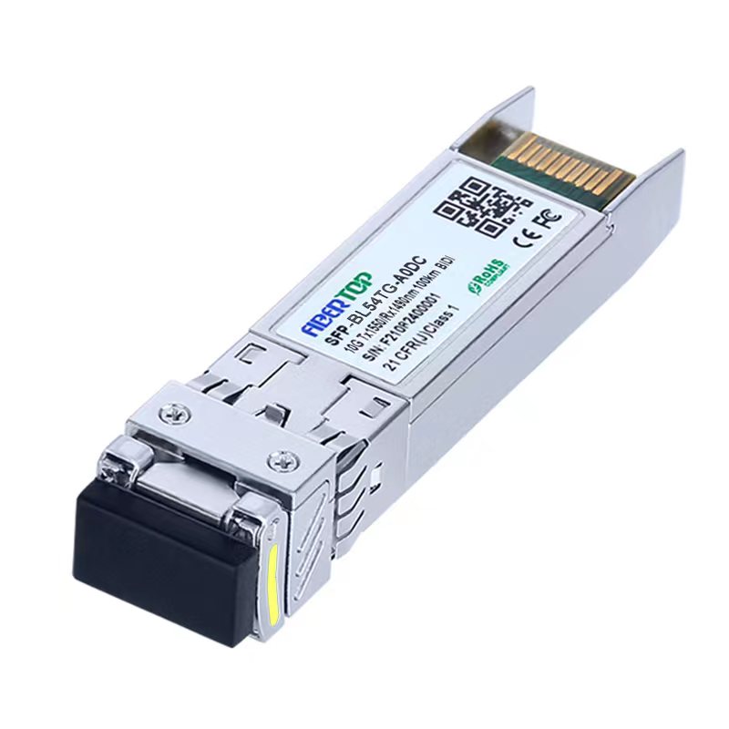 FIBERTOP 10G BIDI 100km SFP+ SMF 1550nm Tx/1490nm Rx Single LC DOM Transceiver Module