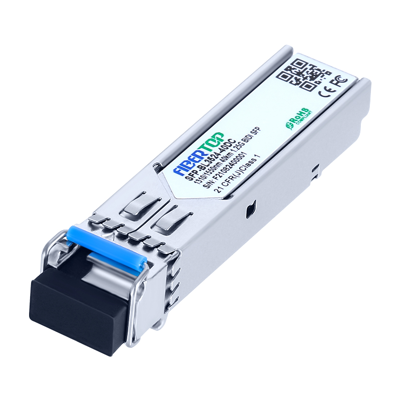 Cisco® GLC-BX40-U 兼容 1000Base-BX SFP 收发器（SMF、1310nmTx/1550nmRx、40km、LC、DOM）