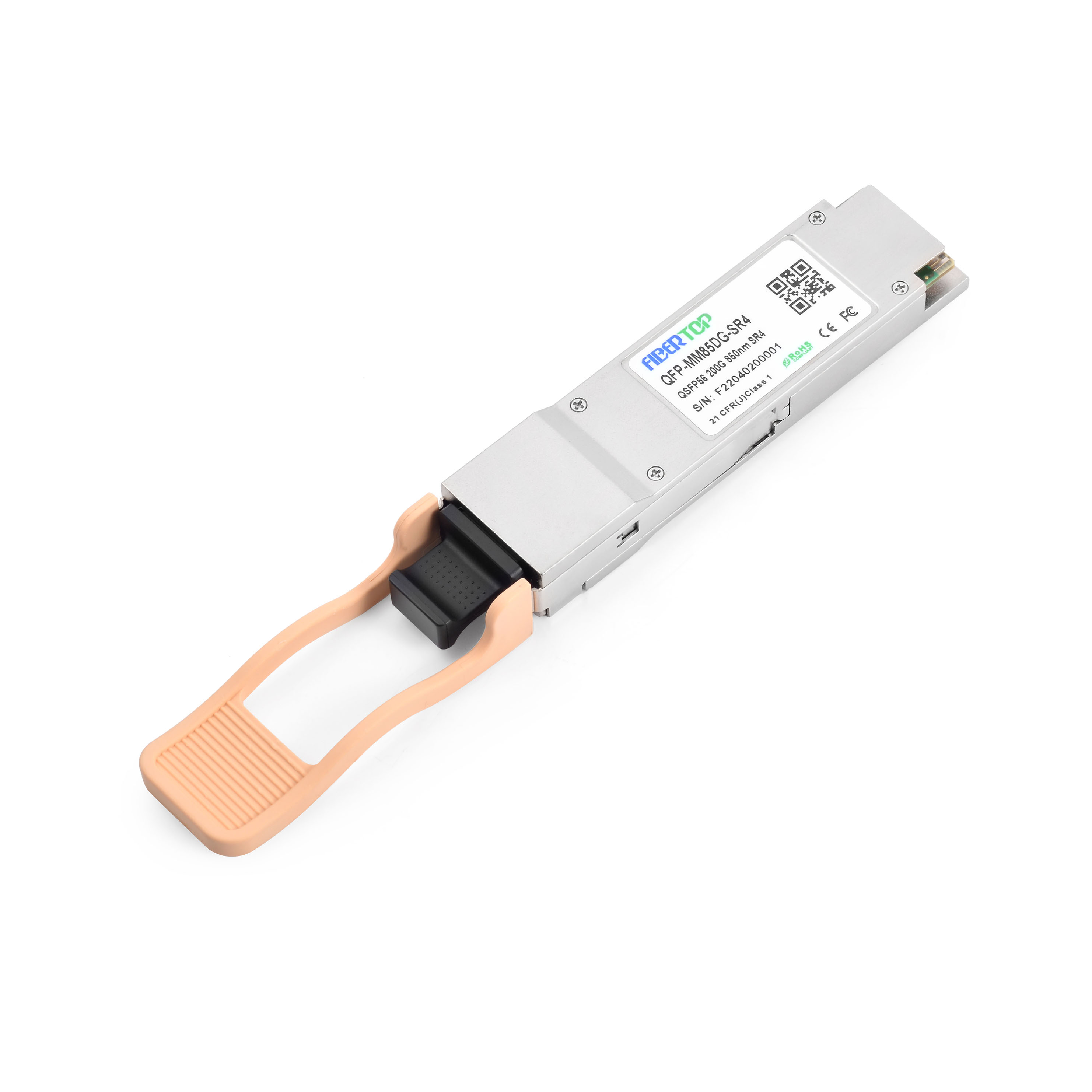 适用于 MELLANOX MMA1T00-HS 兼容 200Gbps QSFP56 收发器多模 100m MPO