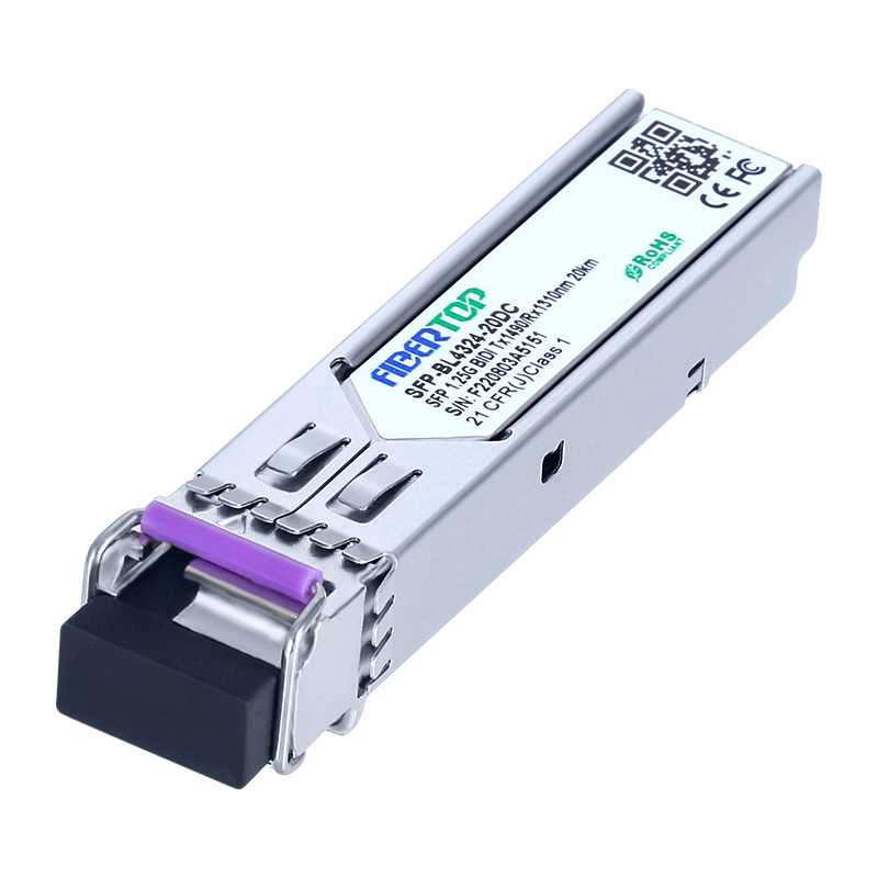 Cisco® SFP 1000Base-BX BIDI 20km Tx1490nm/Rx1310nm Transceiver